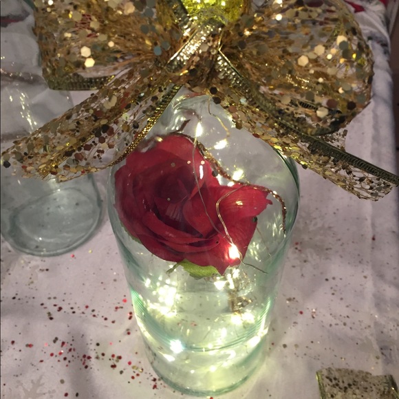 Enchanted 🌹 wine bottle lantern - Picture 4 of 8